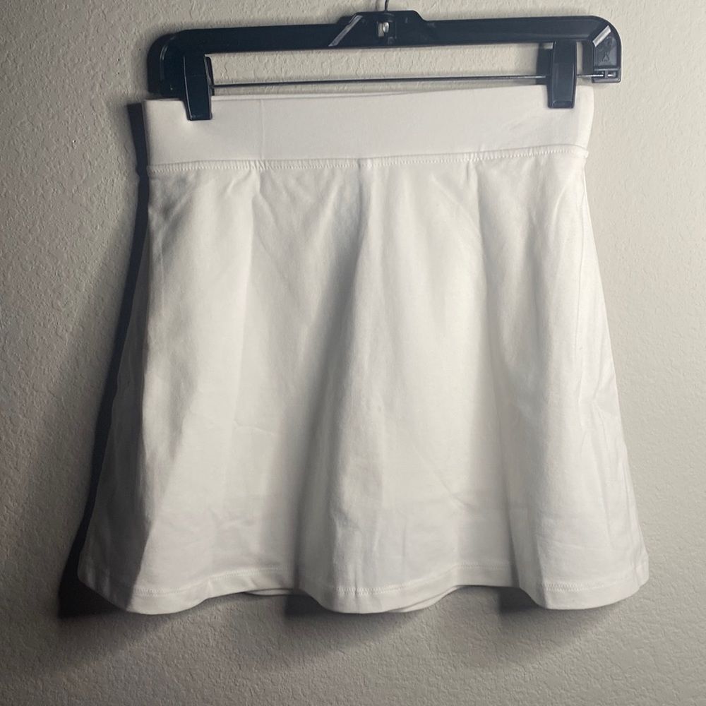NWT Girl’s Crewcuts Active White Flared Skort Skirt with shorts size 14 Casual